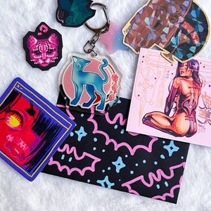 Mystery Misfits Grab Bags | Adesivos Imperfeitos da Mystery Bag Second Grade!! Adesivos e Chaveiros com Desconto da Oops Bag