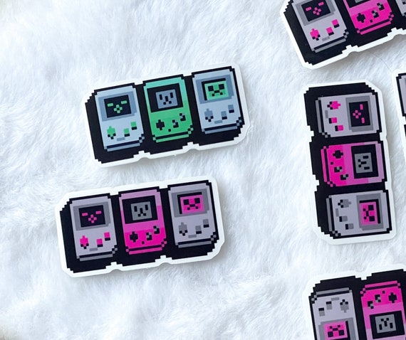 ## 8. Pixel Sticker Art on Tech Gadgets