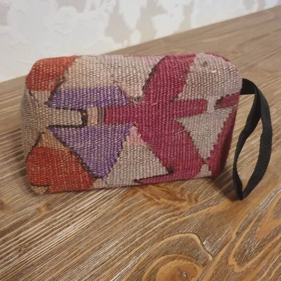 Personalized Mothers cosmetic bag handmade wool, … - image 3
