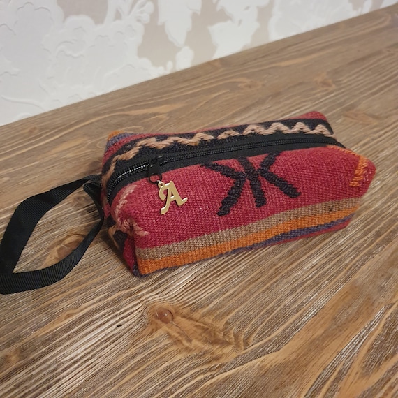 Wholesale Christmas Gift, Pencil Bag, Boho Pen Pouch, Boxy Large Pencil Bag,  Toiletry Bag, Kilim Pen Bag, Makeup Pouch, Authentic Bag 