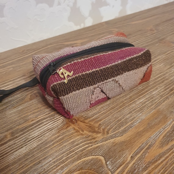 Personalized Mothers cosmetic bag handmade wool, … - image 2