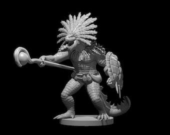 Lizardfolk Sorcerer/Necromancer
