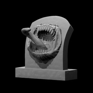 Mimic Tombstone w/ Mimic in hiding Tombstone