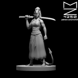 Tiefling Female Kensai Monk