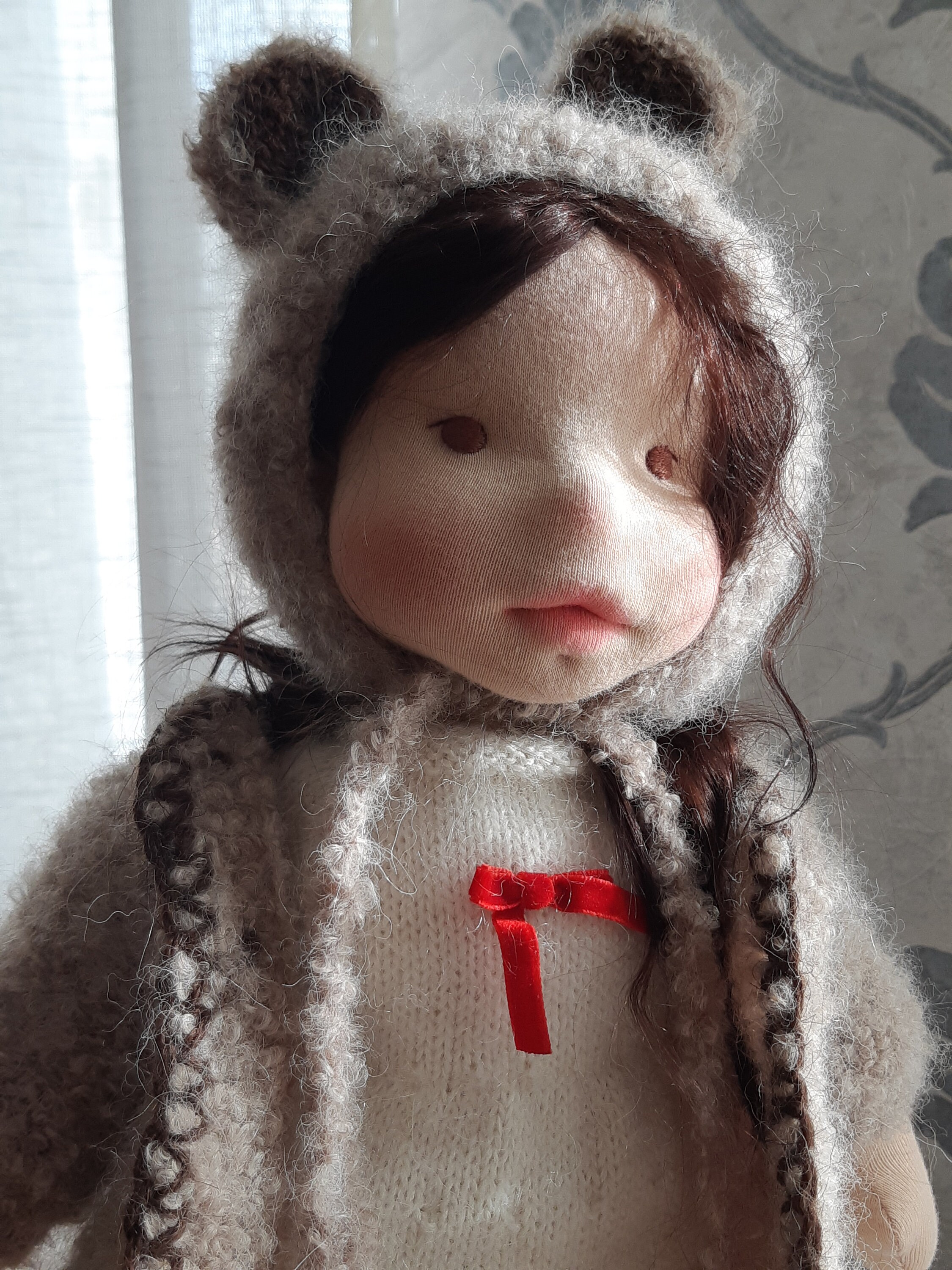 Süße Waldorf Puppe Puppe Steiner Puppe Naturpuppe Bio Etsy