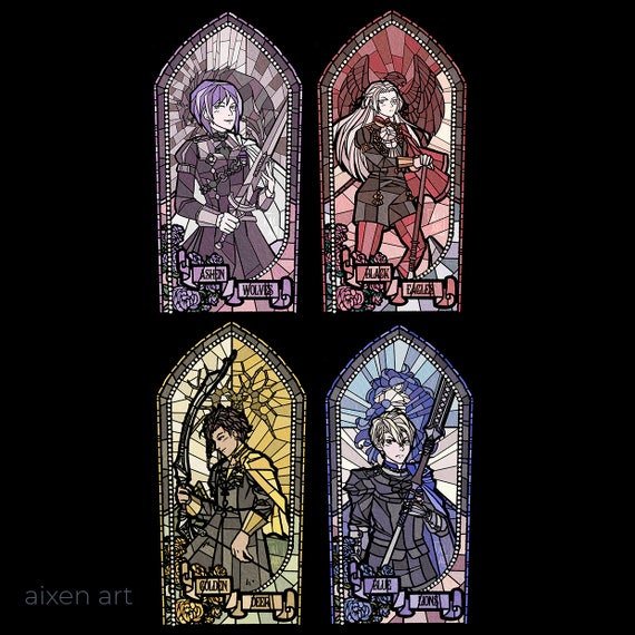 Outdoor & Gardening Suncatchers Dimitri Fire Emblem Three Houses