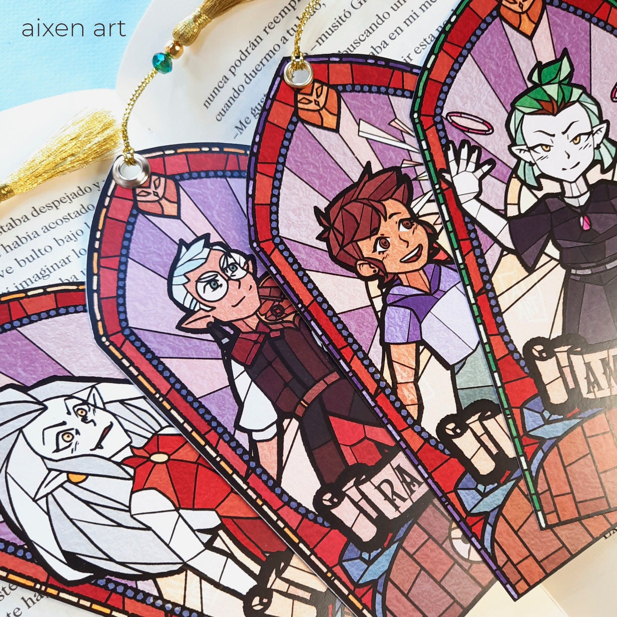 The Owl House Stained Glass Bookmarks Eda Clawthorne Raine Etsy Norway The Owl House Stained Glass Bookmarks Eda Clawthorne Raine Etsy Norway