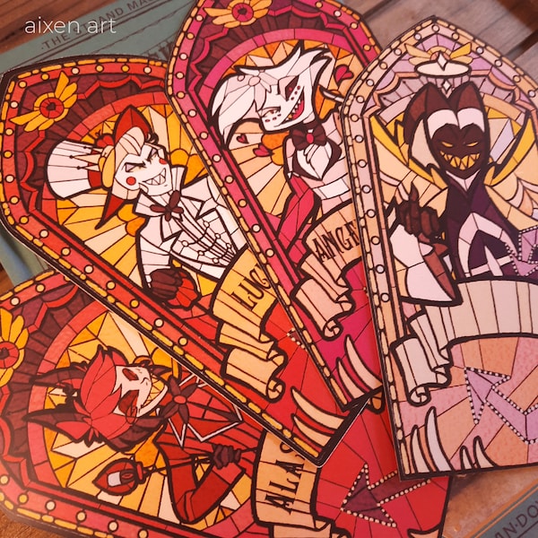 Astuccio Hazbin Hotel Portapenne – Personaggi Alastor/Angel Dust – Zaino Scuola E Ufficio, 22x13x7.5cm