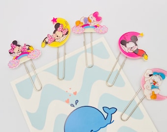 Disney design Bookmark. mouse planner clip, Mickey Mouse planner clips, Goofy planner clip, Daisy duck planner clip, Back to school gift