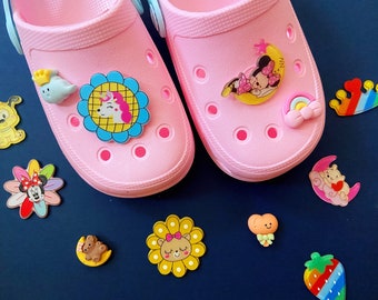 Amuletos de zapatos, Crocs Pines de zapatos adolescente, Amuletos de regalo personalizados, Amuleto de zapatos para sandalias