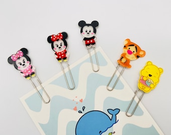 Disney Design Lesezeichen. Maus Planer Clip, Mickey Mouse Planer Clip, Goofy Planer Clip, Daisy Ente Planer Clip, Back to School Geschenk