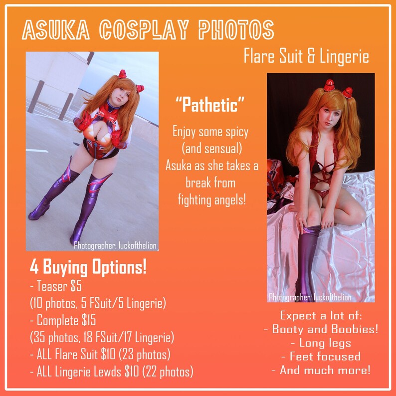 Asuka Cosplay and Lewd Photos 