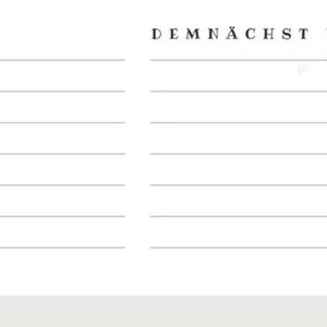 Puede incluir: Un bloc de notas blanco con p&aacute;ginas rayadas, con los t&iacute;tulos "TODO" y "DEMN&Auml;CHST WICHTIG" en texto negro. Un dise&ntilde;o de hoja de acuarela se encuentra en la esquina superior derecha. El bloc de notas est&aacute; dise&ntilde;ado para hacer listas y organizar.