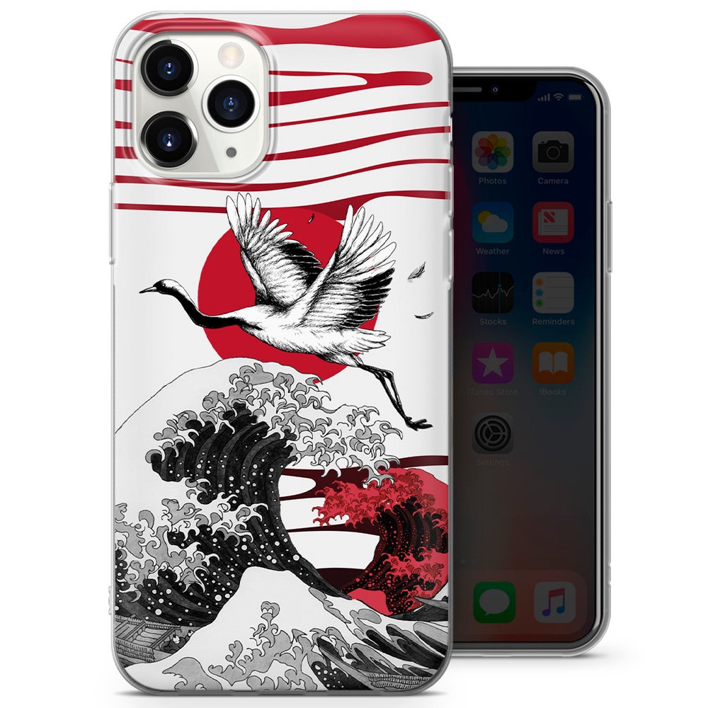 Japanese Wave Art Phone Case Kanagawa Cover fits for iPhone Etsy
