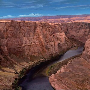Horseshoe Bend - Print of Painting of Horseshoe Bend and the Colorado River