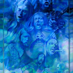 Allman Brothers Tribute Painting Print