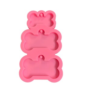 7PCS Dog Bone Tag Resin Mold, Dog Cat Tags Pendant Silicone Mold, Keychain  Tag Mold for Resin, Round Resin Tag Molds, DIY Crafts Making 