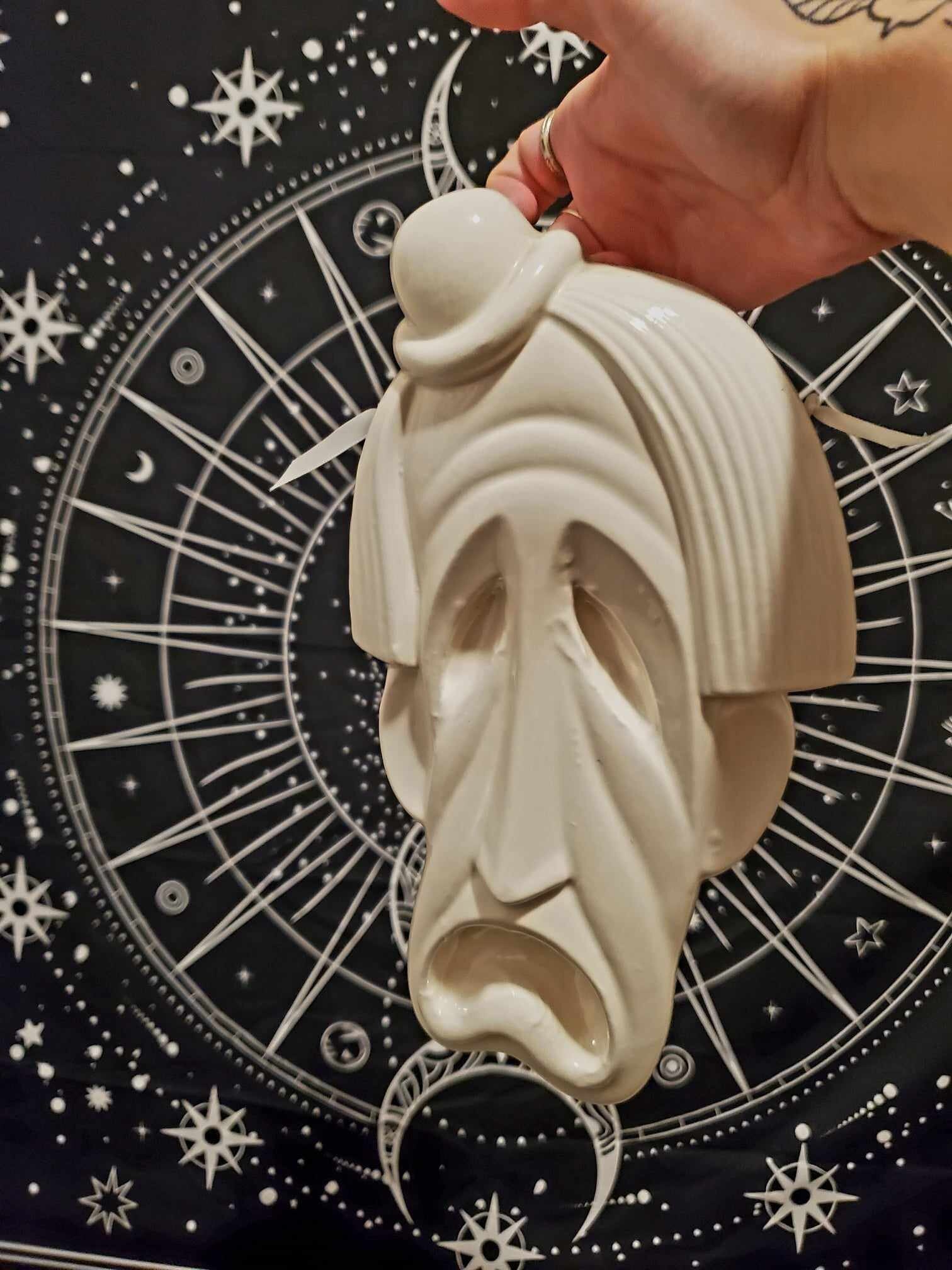 Ceramic/porcelain Comedy & Tragedy Masks UNIQUE ANTIQUE FINDS Etsy