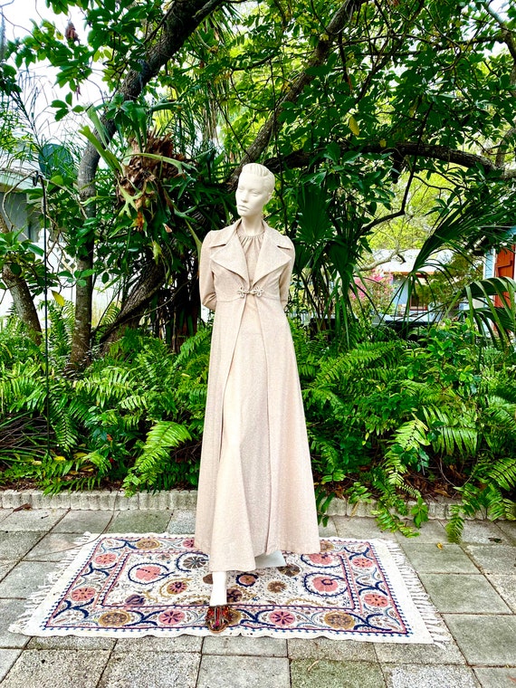Vintage 70s Maxi Dress and Matching 
