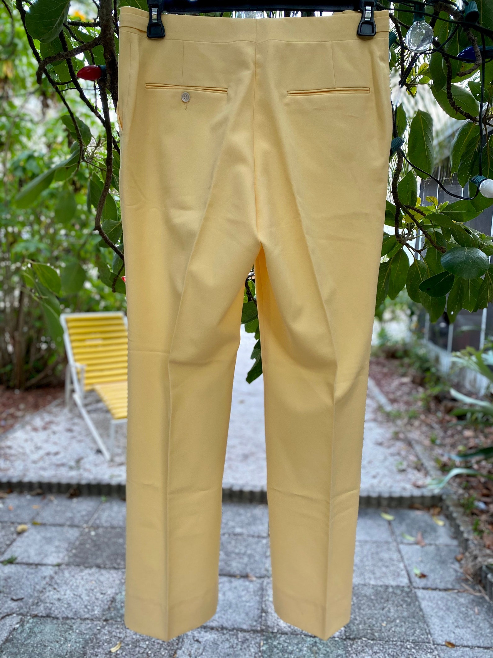 1960s Mr. Golf Buttercup Yellow Polyester Mens Golf Pants Etsy