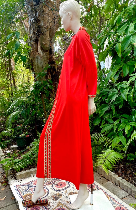 Vintage 70s Caftan Style Robe or 