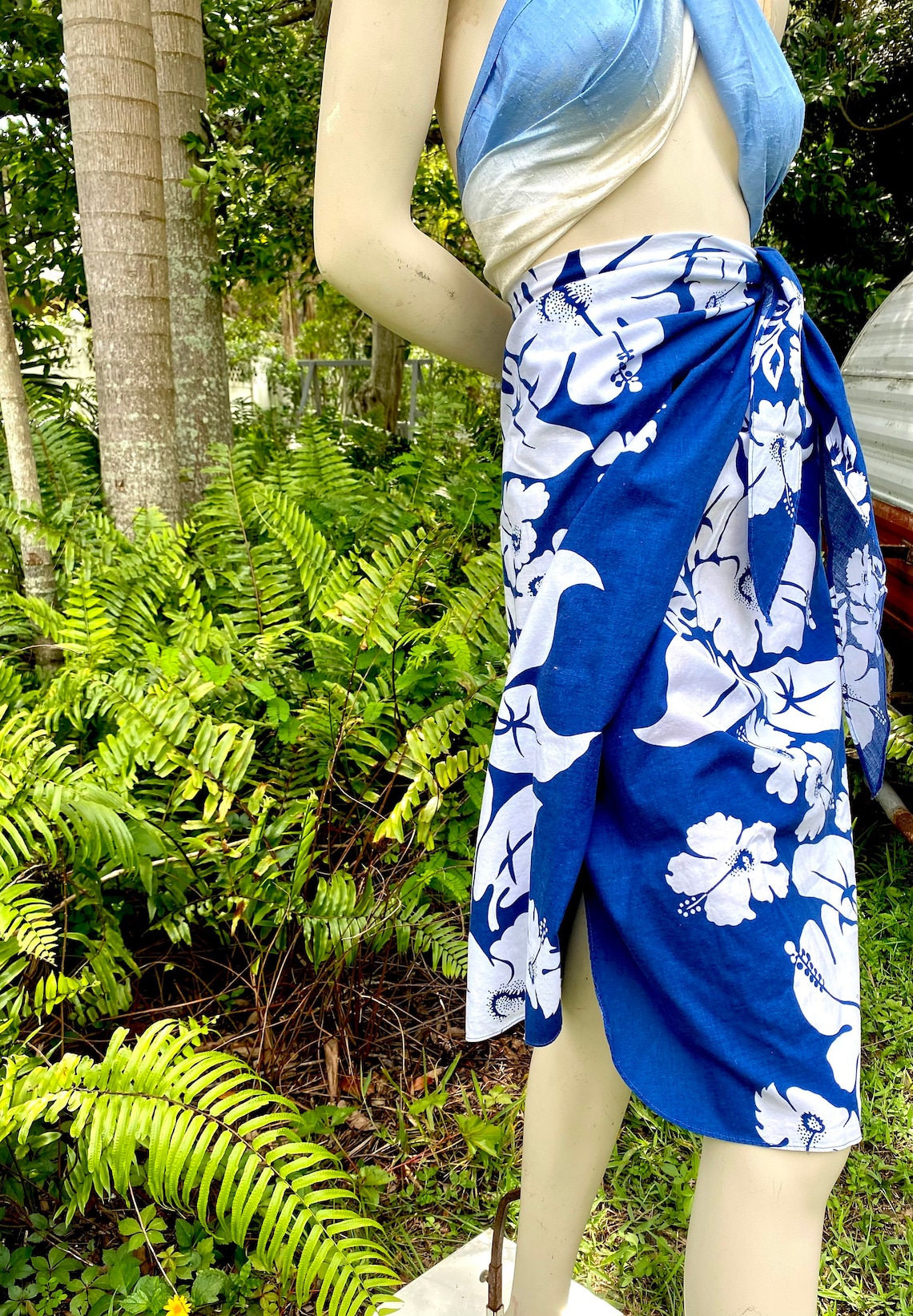 Vintage 80s Hawaiian Wrap Around Skirt Tahiti Imports Hawaiian Etsy
