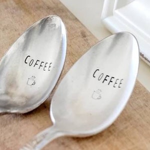 VIntage Silver Plated Teaspoon,Coffee spoon,engraved spoon,vintage coffee spoon,vintage spoon,vintage gift,custom gift image 1