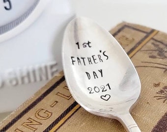 1st Father's Day/Mother's day 2024 Vintage Silver Plated  teaspoon