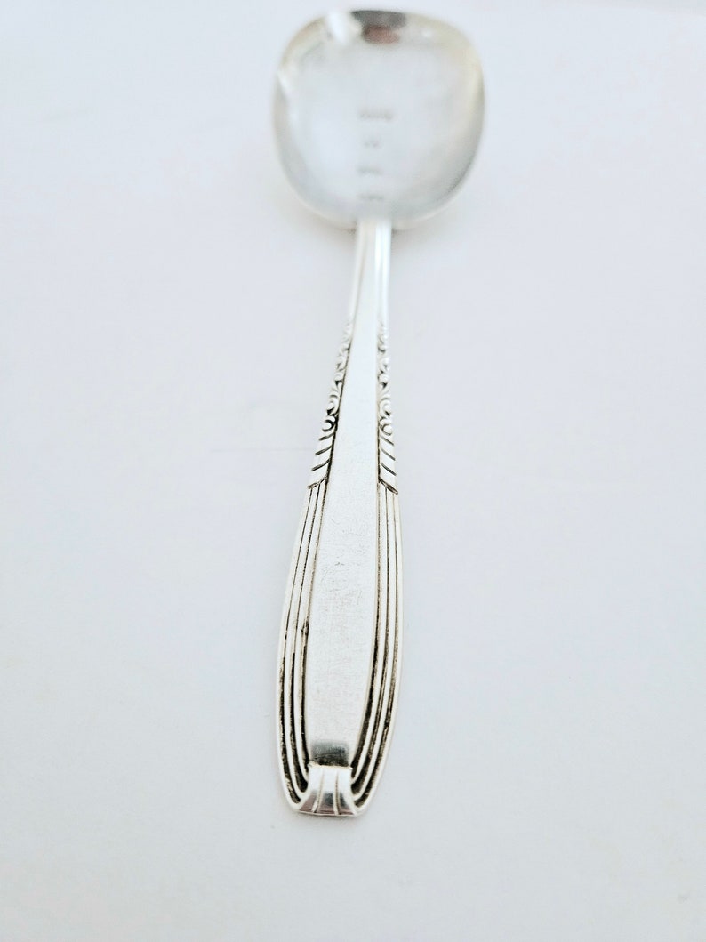 Come As You Are Vintage Silver Plated Casserole Spoon,Hostess gift,gift for mom, gift for mother in law, gift for grandmother,gift for her image 3