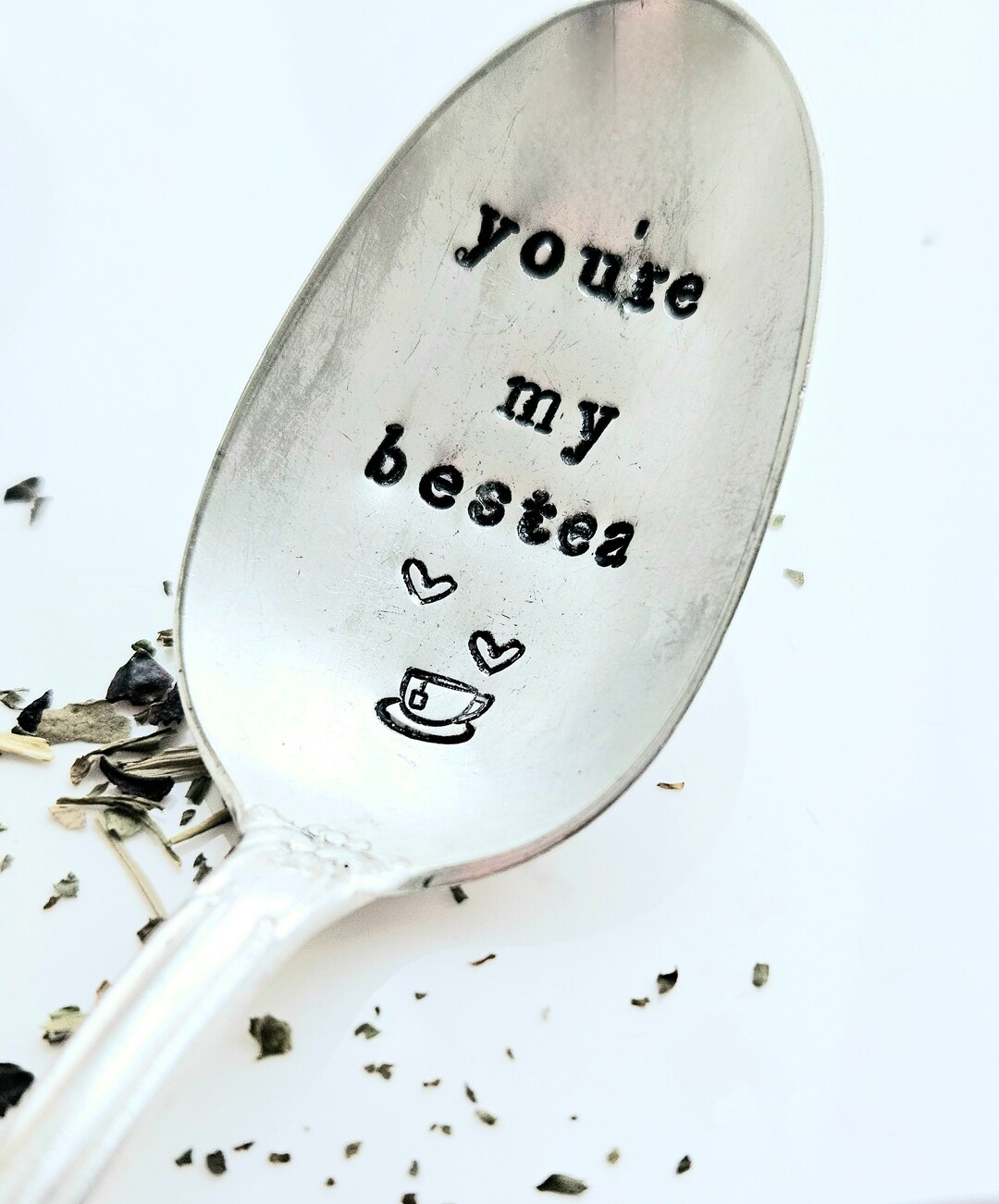 You're My Bestea Vintage Silver Plated Teaspoon,gift for Mom,gift for