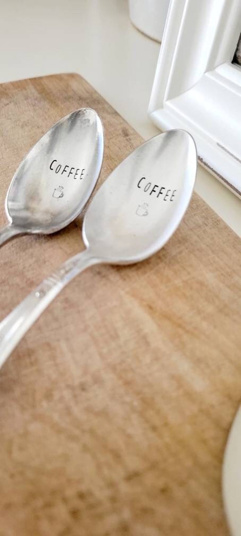 VIntage Silver Plated Teaspoon,Coffee spoon,engraved spoon,vintage coffee spoon,vintage spoon,vintage gift,custom gift image 1