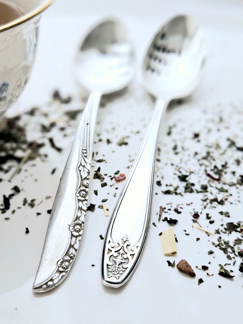 I belong with you,you belong with me vintage silver plated teaspoon,gift for mom,gift for daughter,gift for hurting,gift for her image 7