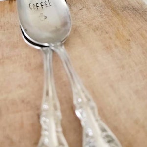 VIntage Silver Plated Teaspoon,Coffee spoon,engraved spoon,vintage coffee spoon,vintage spoon,vintage gift,custom gift image 5