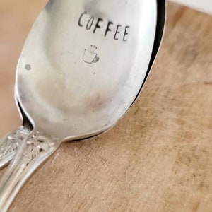 VIntage Silver Plated Teaspoon,Coffee spoon,engraved spoon,vintage coffee spoon,vintage spoon,vintage gift,custom gift image 6
