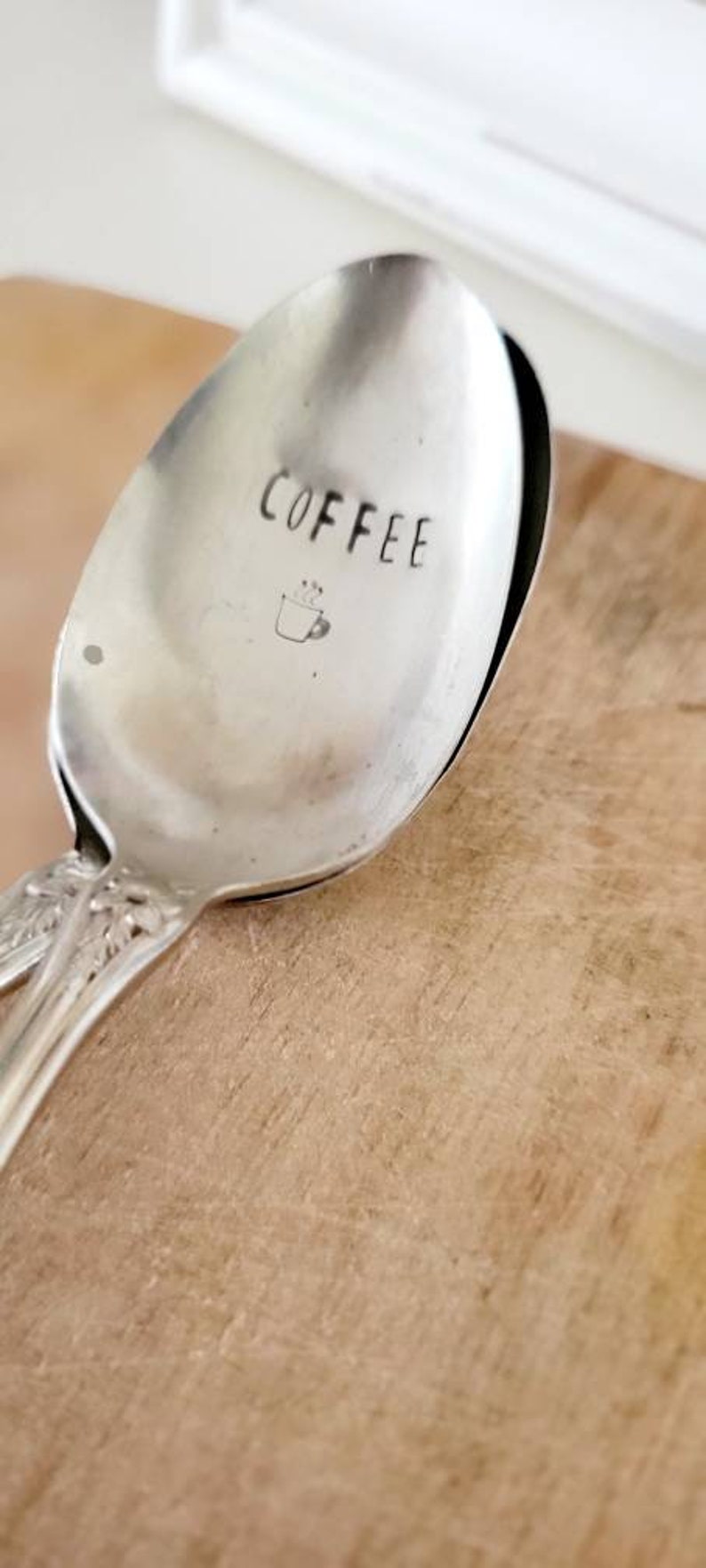 VIntage Silver Plated Teaspoon,Coffee spoon,engraved spoon,vintage coffee spoon,vintage spoon,vintage gift,custom gift image 6