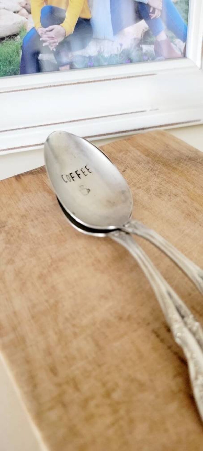 VIntage Silver Plated Teaspoon,Coffee spoon,engraved spoon,vintage coffee spoon,vintage spoon,vintage gift,custom gift image 7