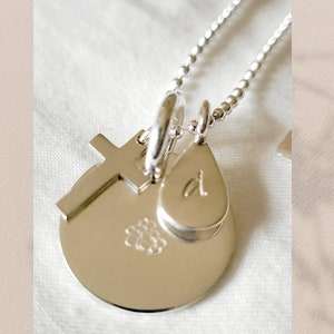 Design your necklace,pick your sterling silver charms and customize your necklace,gift for mom,gift for wife image 1