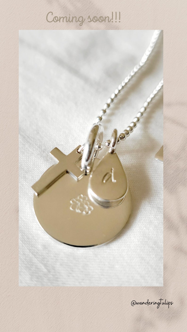 Design your necklace,pick your sterling silver charms and customize your necklace,gift for mom,gift for wife image 1