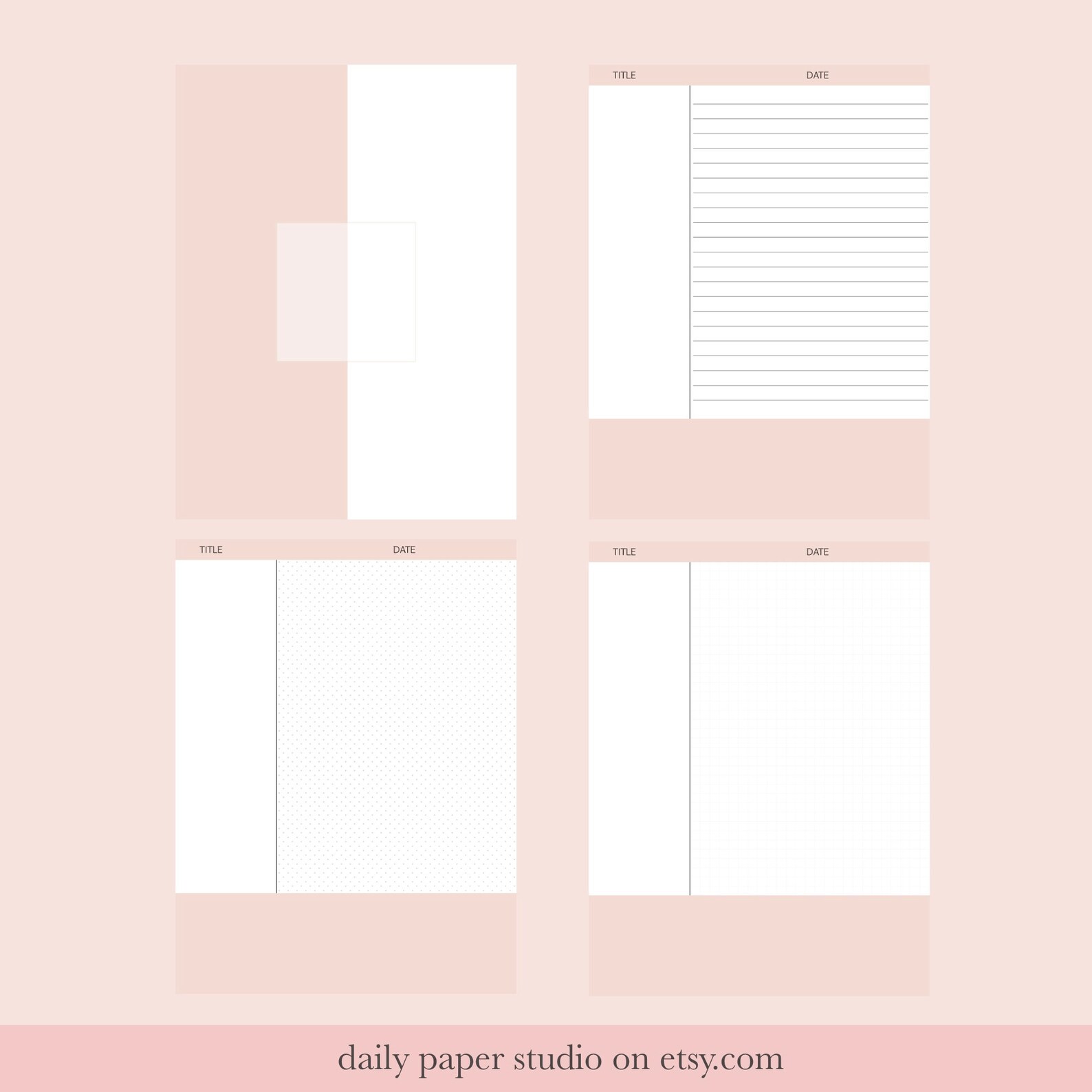 Digital Cornell Notebook, Instant Download, Student Note Taking Paper ...