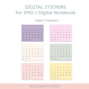 Digital Various Stickers, Pre-cropped, PNG, iPad, Goodnotes, Digital files