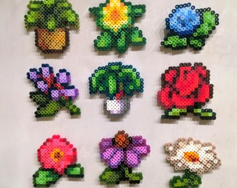 Stardew Valley Style Pixelart Magnets - Flowers and Forage