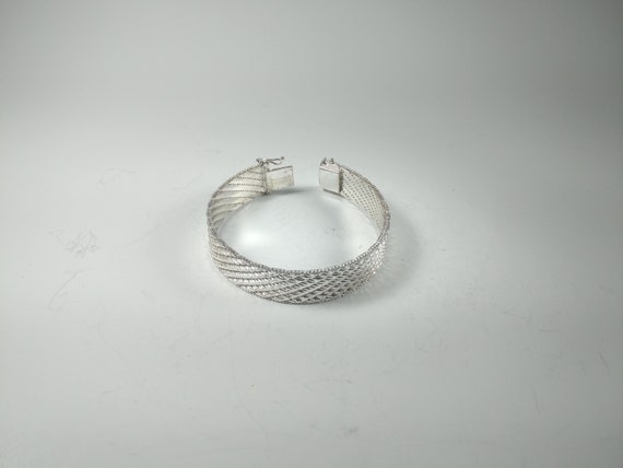 Italian Sterling Silver Woven Bracelet