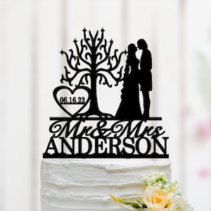 Topper per torta nuziale Arwen e Aragorn, Topper per torta di coppia, Topper per torta sposa e sposo, Topper per torta Mr e Mrs, Topper per torta personalizzata 123