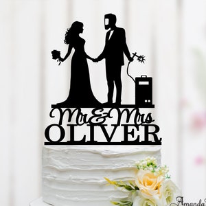 Welder Wedding Cake Topper, Welding Soldering Cake Topper, Welder Theme Decor, Couple Cake Topper, Mr And Mrs Cake Topper 154