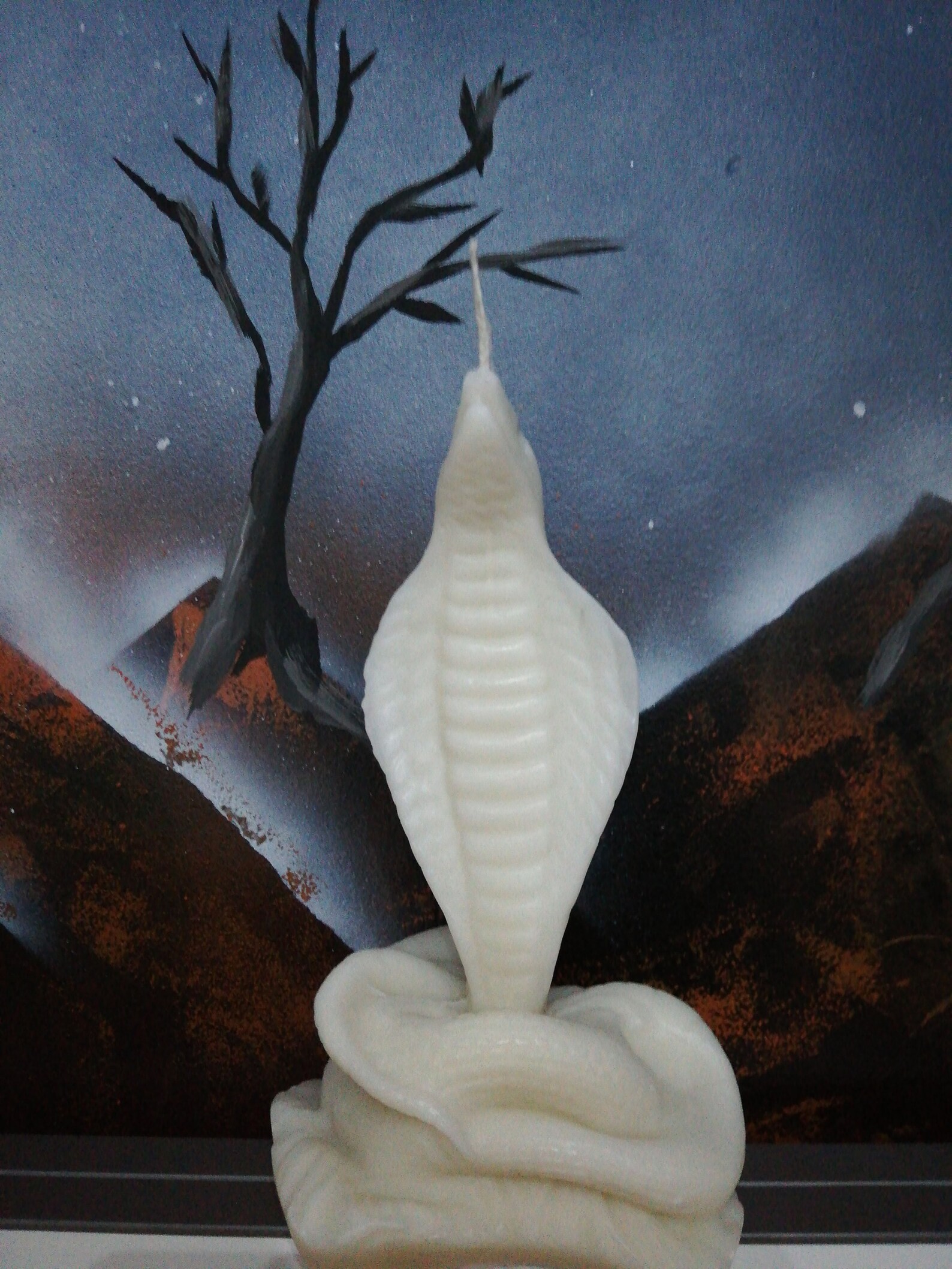 Cobra Candle Snake 17cm 6.69in Handmade Candle Animals Etsy