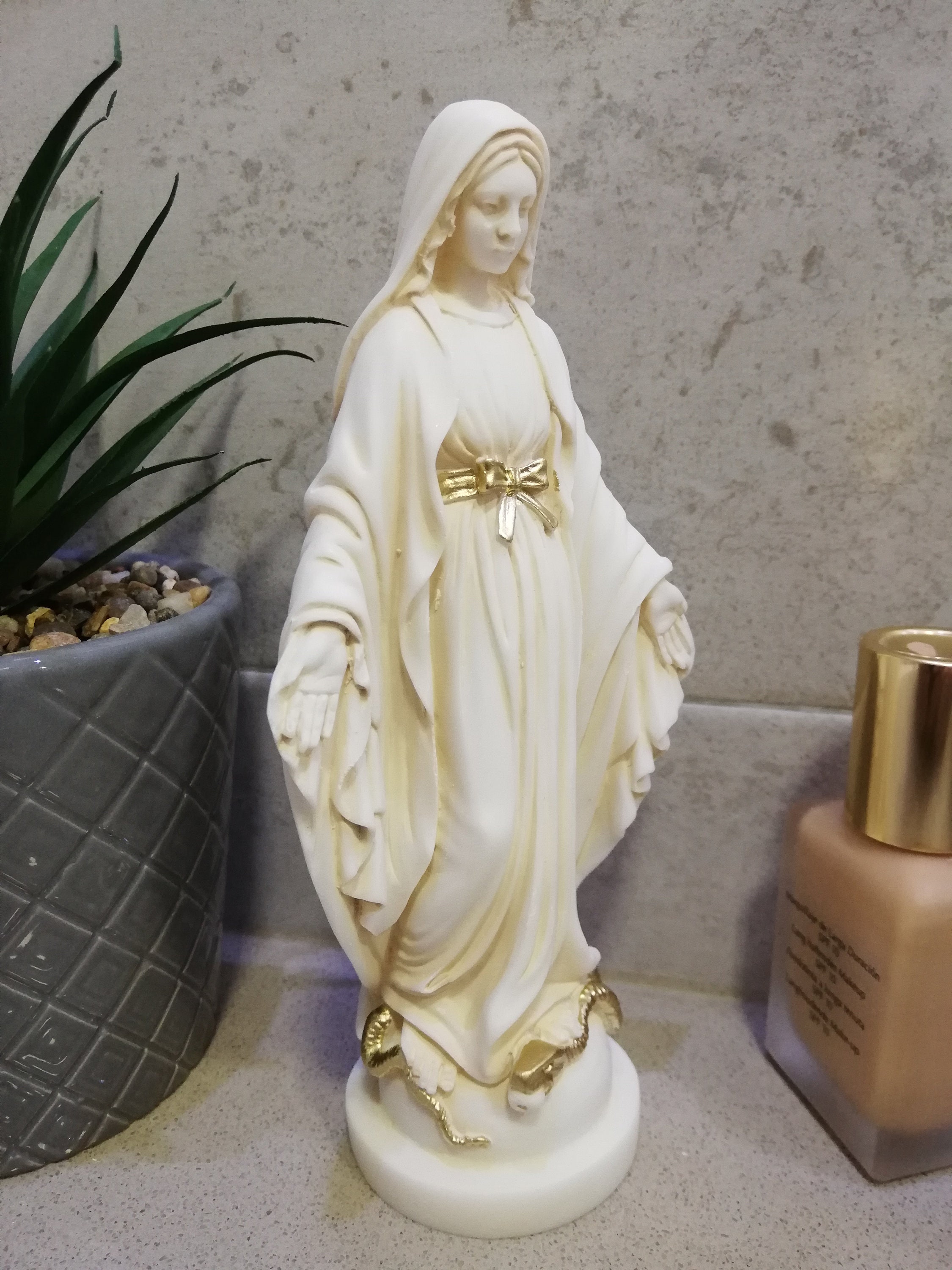 Virgin Mary madonna Religious Statues 17.5cm-6.89in - Etsy