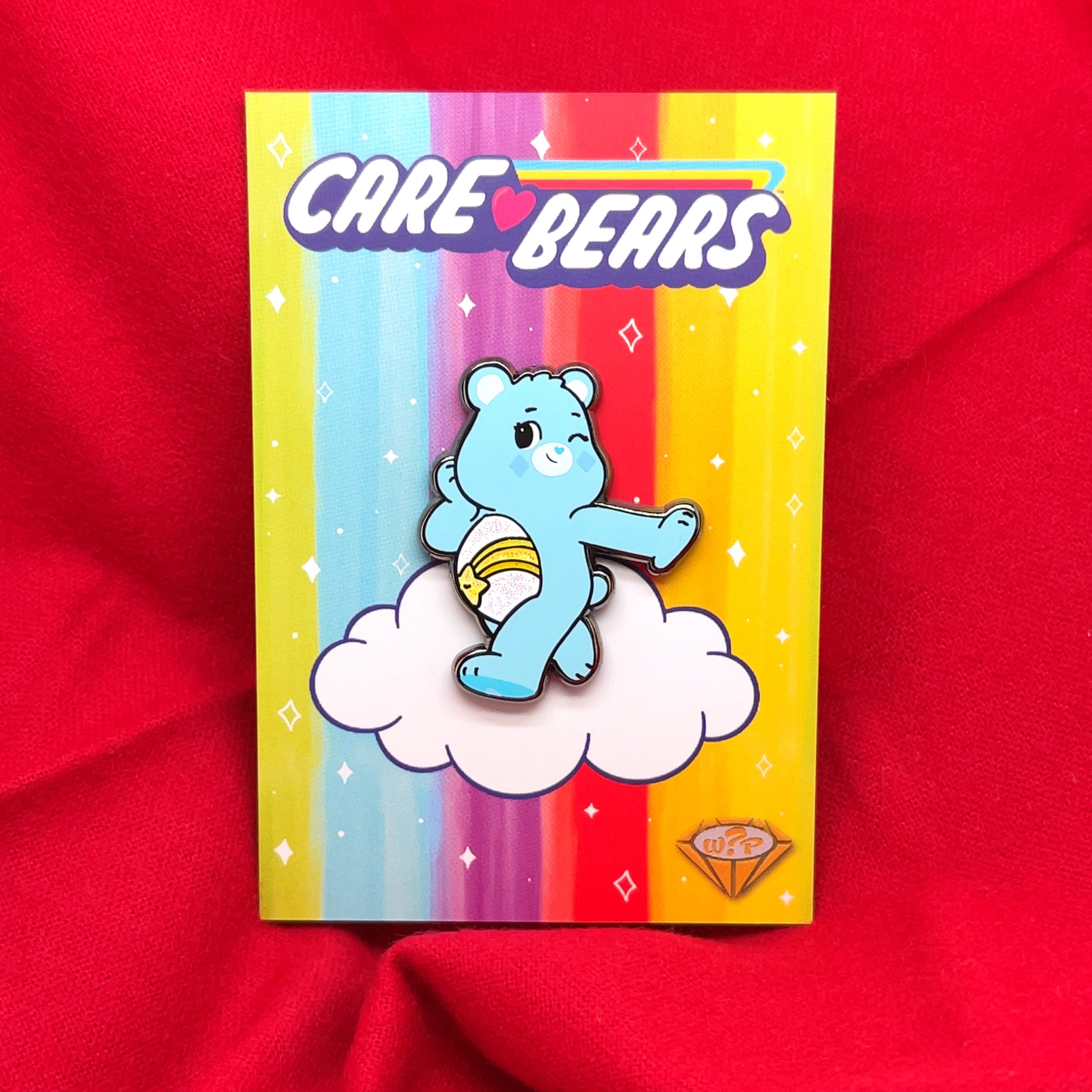 Don't Care Bear Enamel Pin by Push