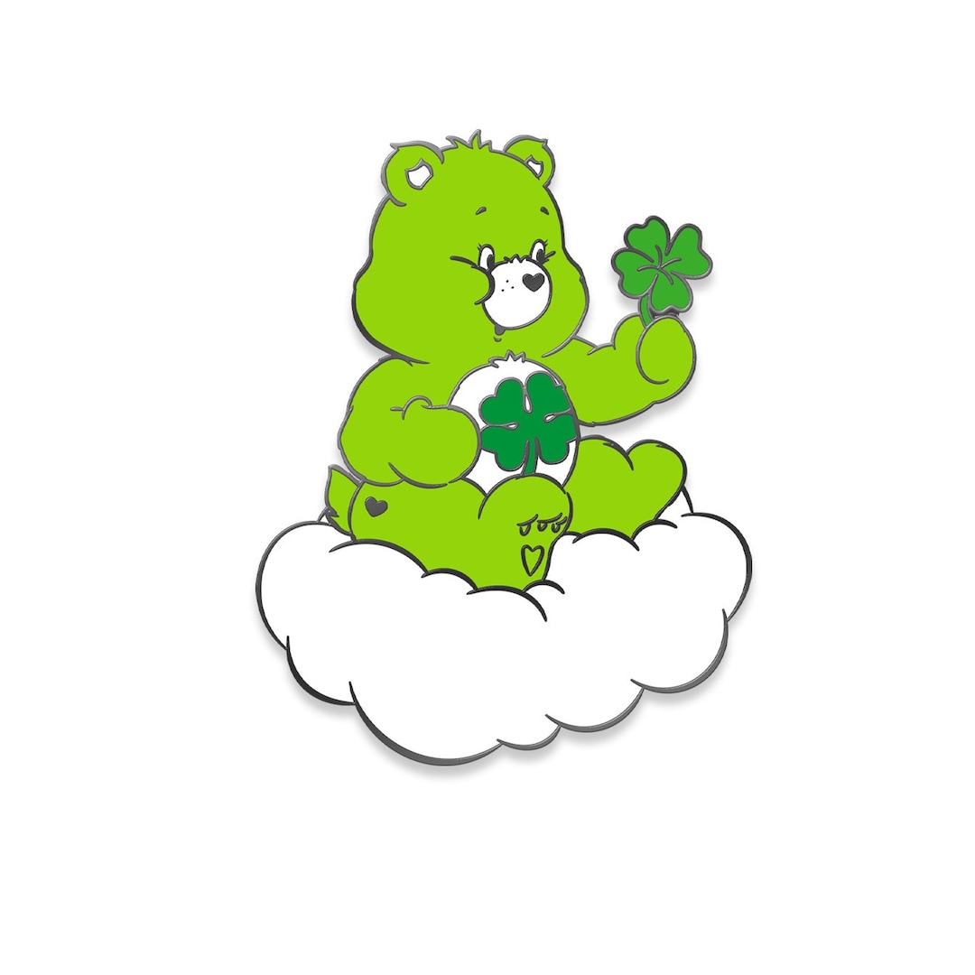 Classic Good Luck Care Bear Pin Etsy