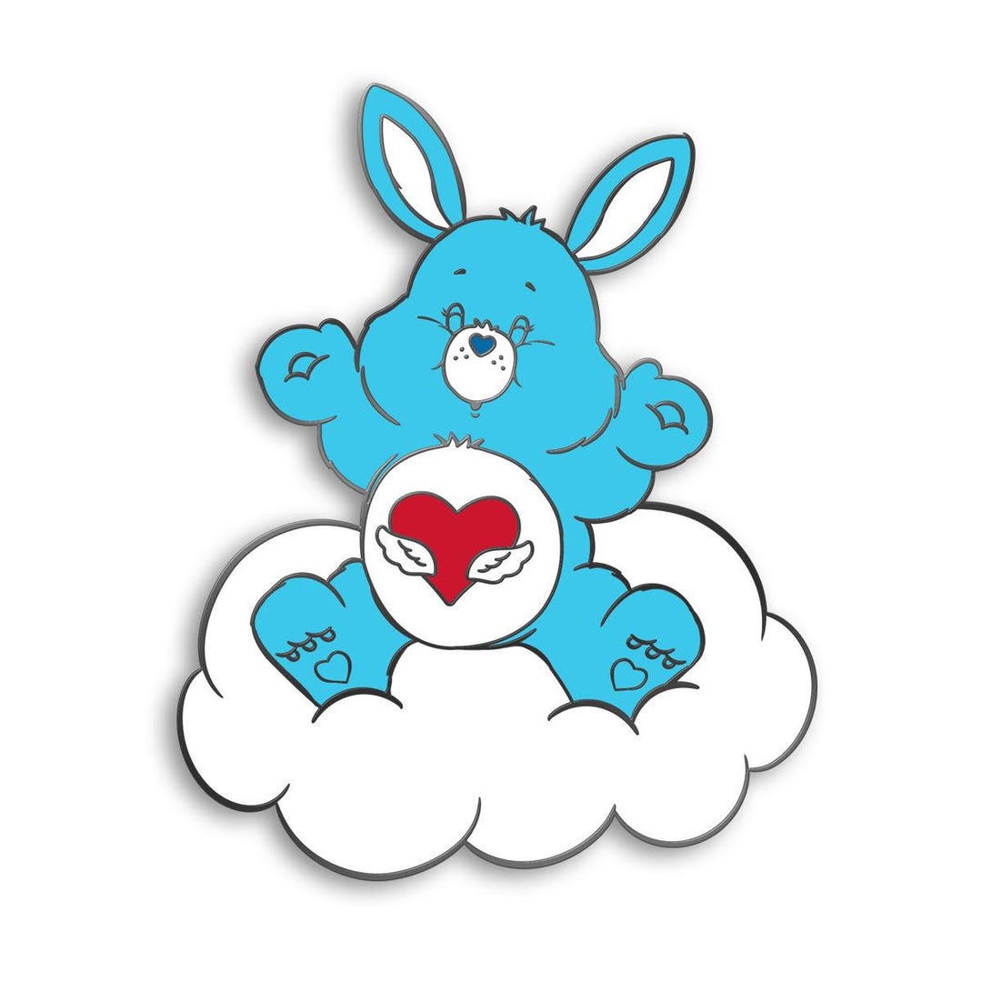 Swif Heart Rabbit Care Bear - Swift Heart Rabbit Pin - Etsy