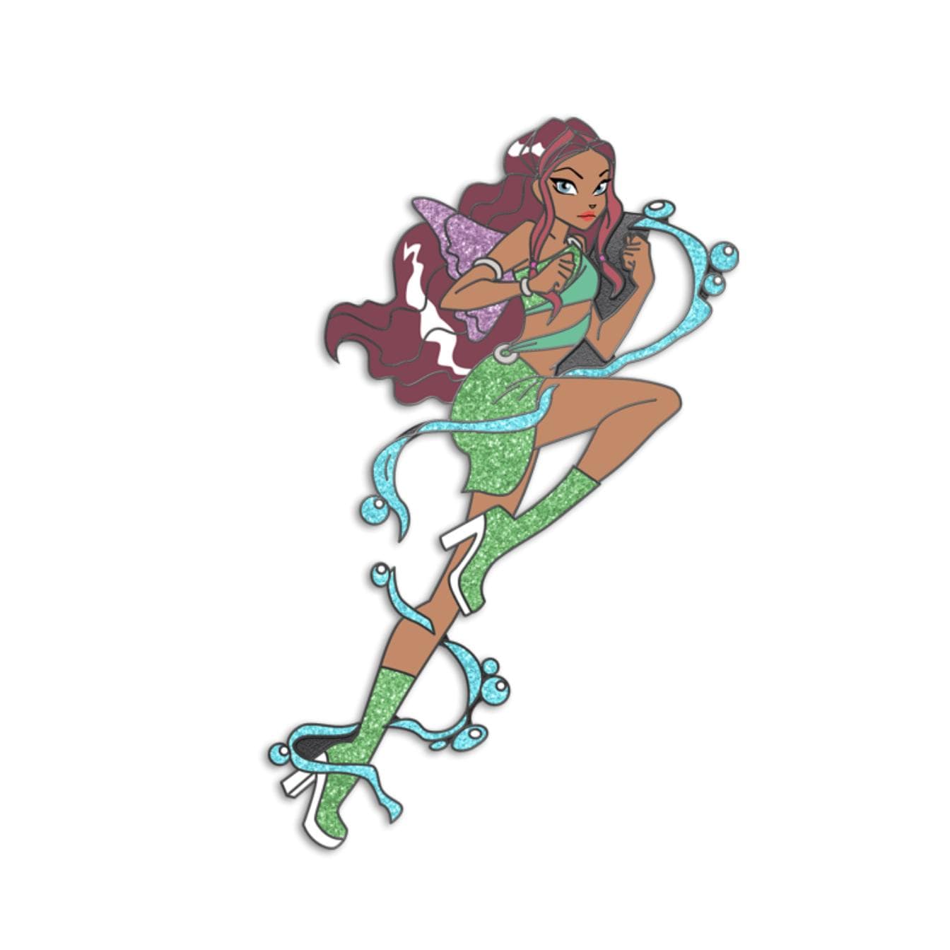 Poupée Winx Club Layla Denim, Mattel, Occasion, Collection